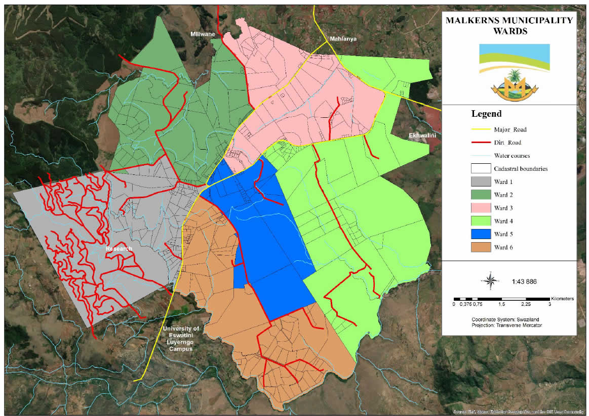 Malkerns Town Council Wards